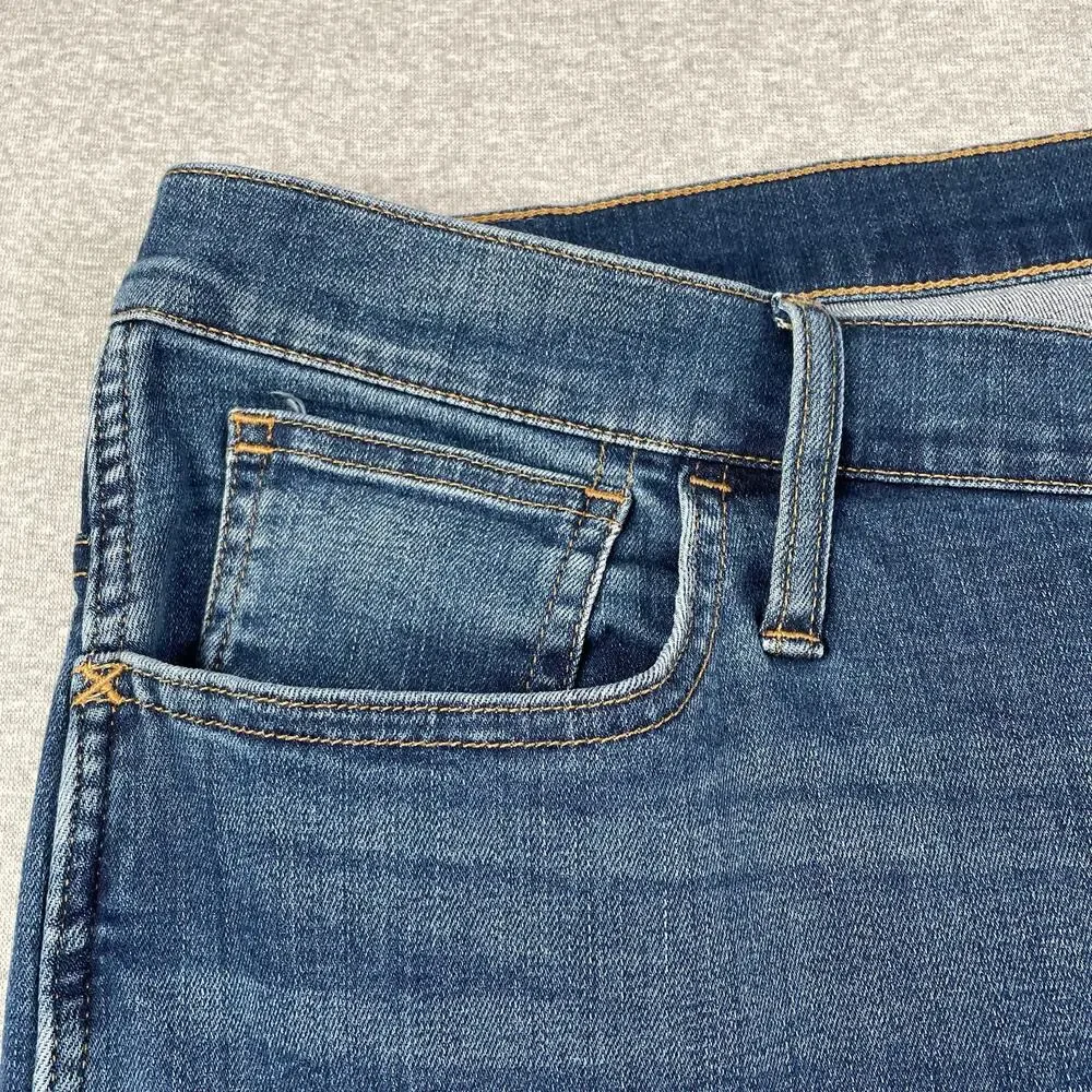 Madewell Jeans Womens 37 Blue Skinny Roadtripper High Rise Stretch Medium Wash